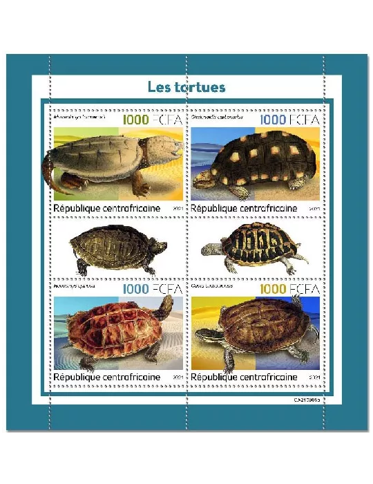 n° 8703/8706 - Timbre CENTRAFRIQUE Poste
