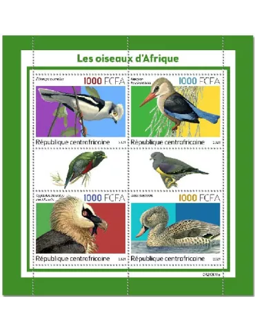 n° 8715/8718 - Timbre CENTRAFRIQUE Poste