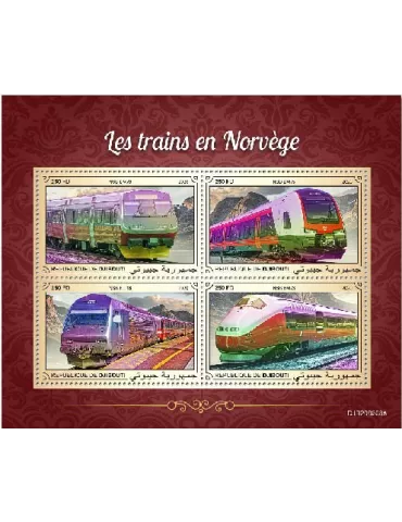 n° 3368AC/3368AF - Timbre DJIBOUTI Poste