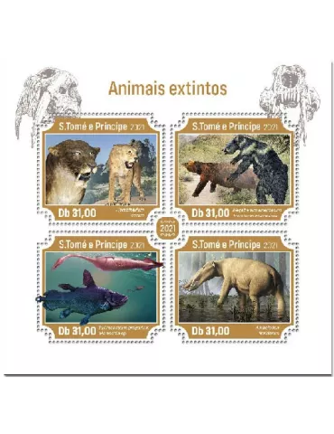 n° 7853/7856 - Timbre SAINT-THOMAS ET PRINCE Poste