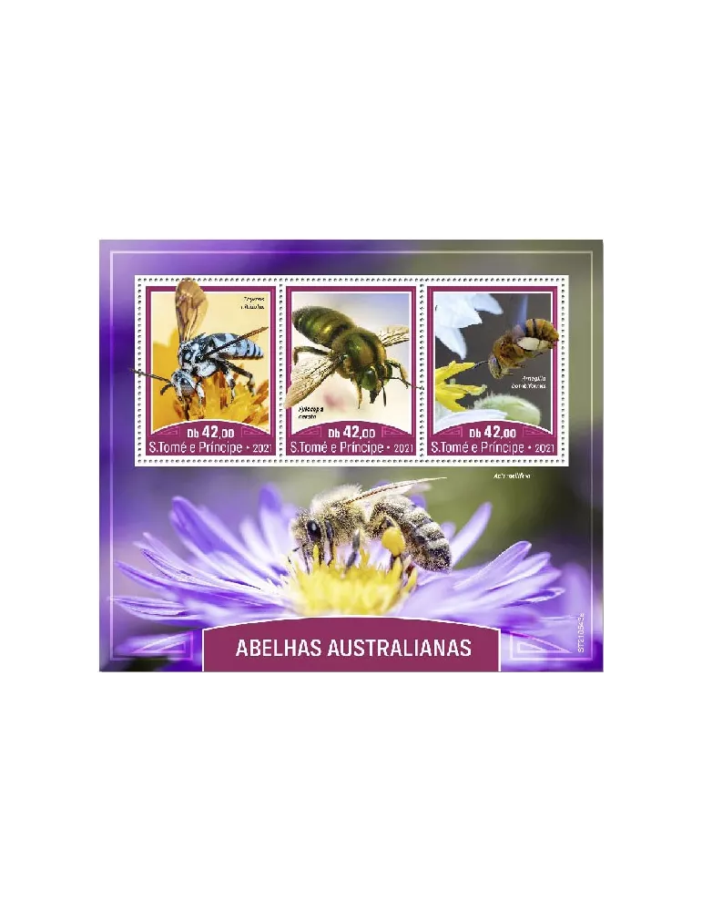 n° 8250/8252 - Timbre SAINT-THOMAS ET PRINCE Poste