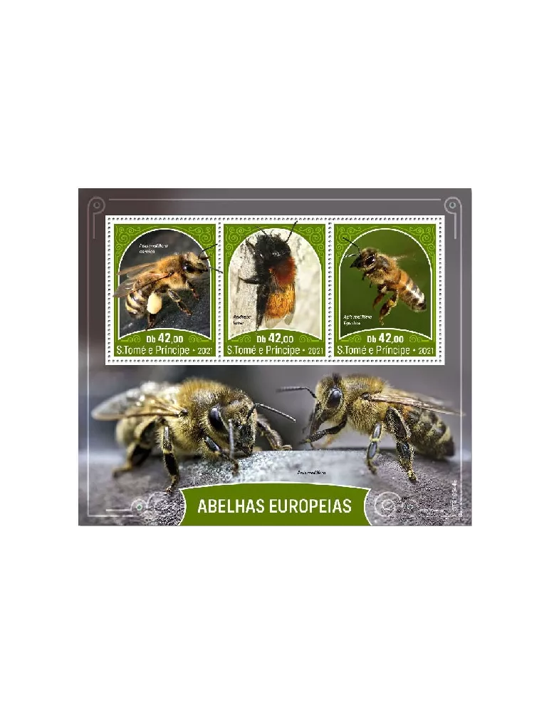 n° 8253/8255 - Timbre SAINT-THOMAS ET PRINCE Poste