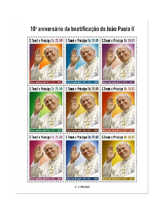 n° 8451/8459 - Timbre SAINT-THOMAS ET PRINCE Poste