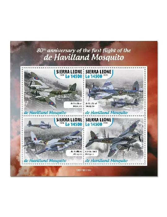 n° 10255/10258 - Timbre SIERRA LEONE Poste