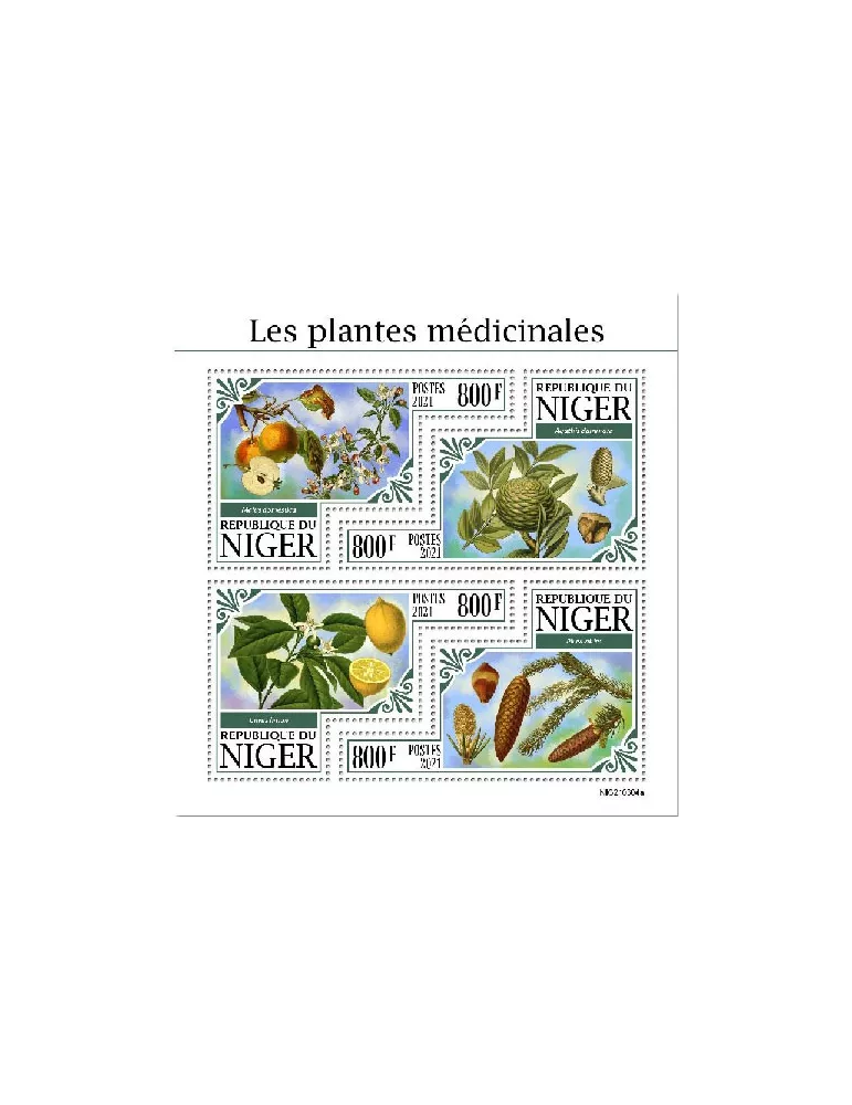 n° 6374/6377 - Timbre NIGER Poste