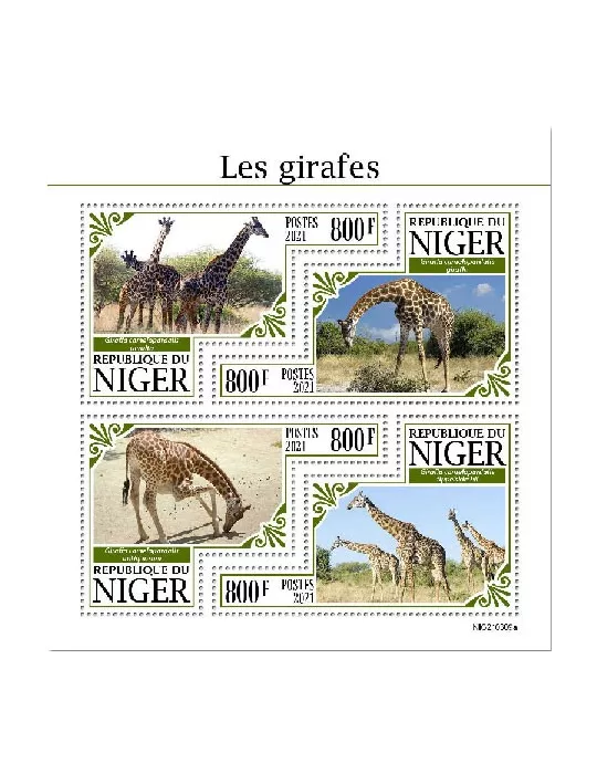 n° 6394/6397 - Timbre NIGER Poste