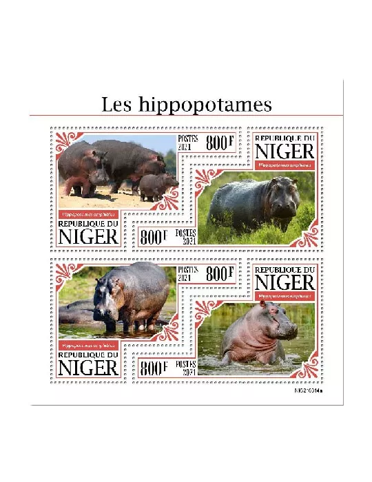 n° 6414/6417 - Timbre NIGER Poste