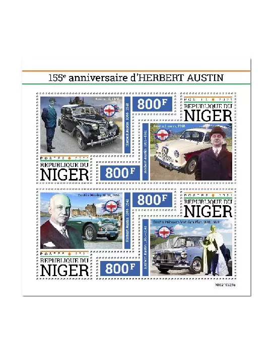 n° 6454/6457 - Timbre NIGER Poste