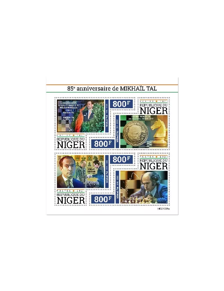 n° 6487/6490 - Timbre NIGER Poste