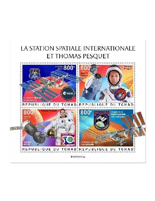 n° 3782/3785 - Timbre TCHAD Poste