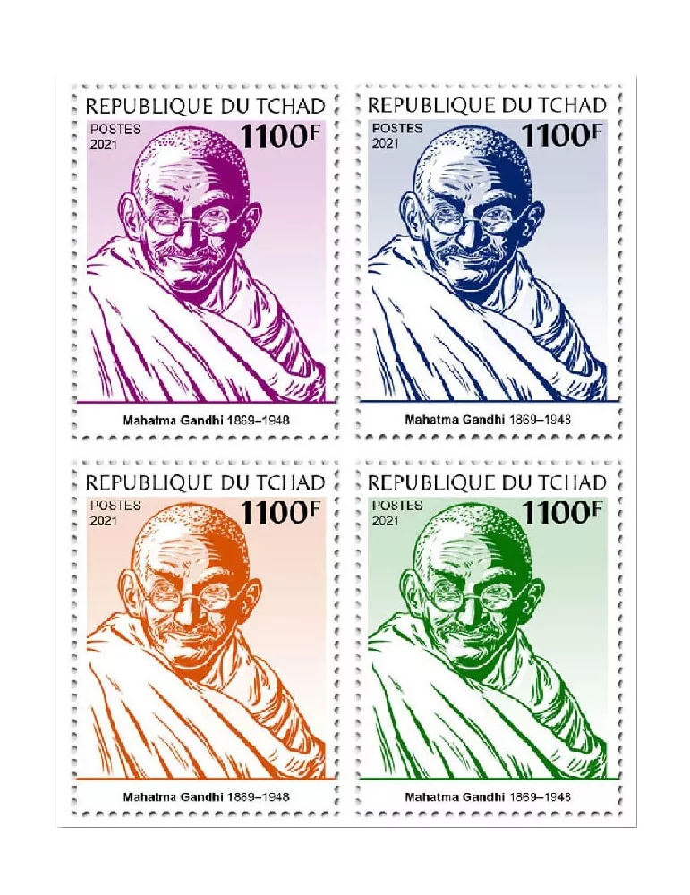 n° 3914/3917 - Timbre TCHAD Poste