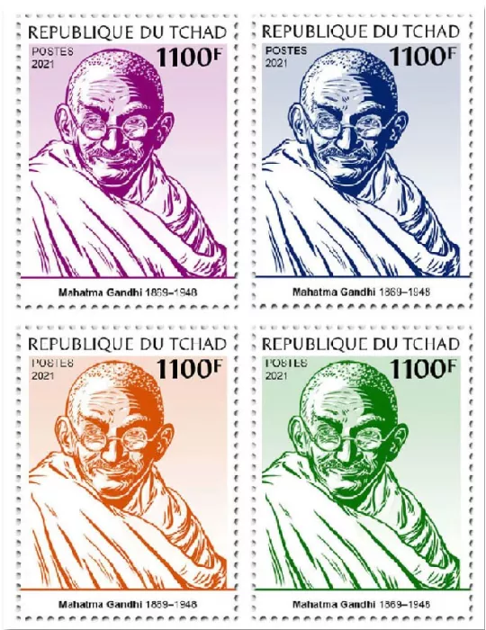 n° 3914/3917 - Timbre TCHAD Poste