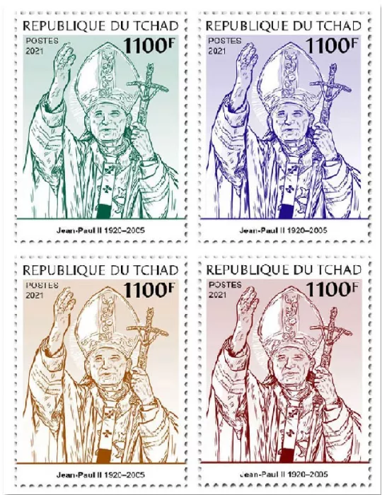 n° 3918/3921 - Timbre TCHAD Poste