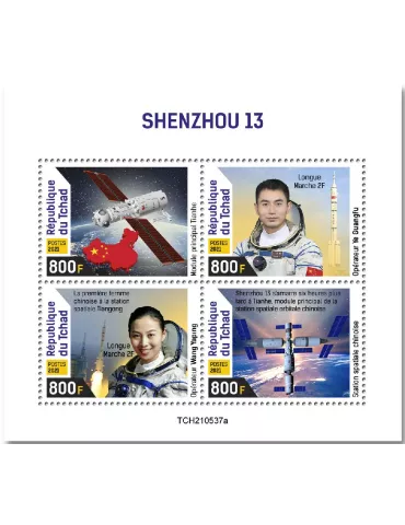 n° 3932/3935 - Timbre TCHAD Poste