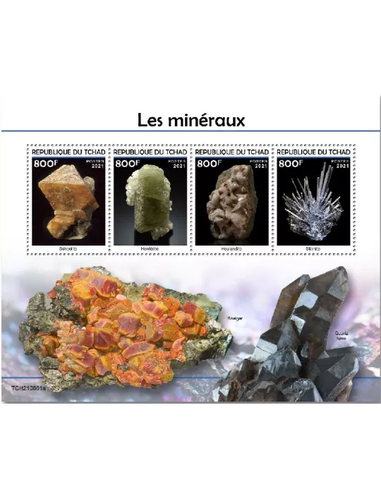 n° 3955/3958 - Timbre TCHAD Poste