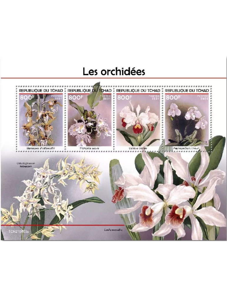 n° 3963/3966 - Timbre TCHAD Poste