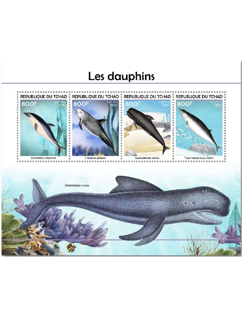 n° 3995/3998 - Timbre TCHAD Poste