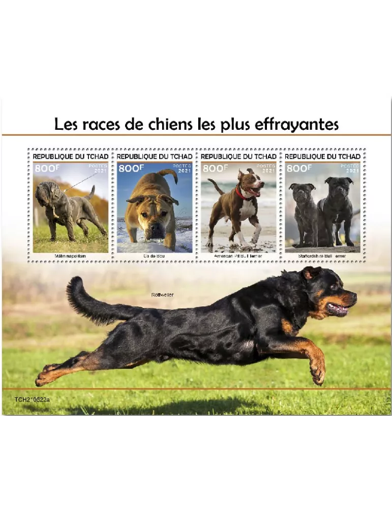 n° 4039/4042 - Timbre TCHAD Poste