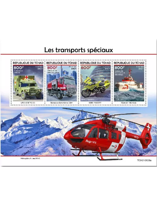 n° 4063/4066 - Timbre TCHAD Poste