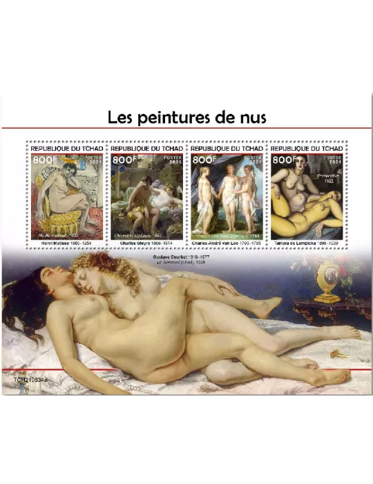 n° 4087/4090 - Timbre TCHAD Poste