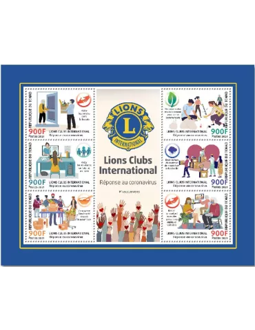 n° 4124/4129 - Timbre TCHAD Poste