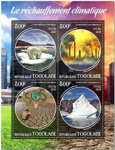 n° 7919/7922 - Timbre TOGO Poste