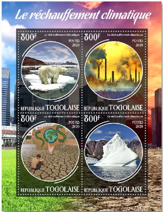 n° 7919/7922 - Timbre TOGO Poste