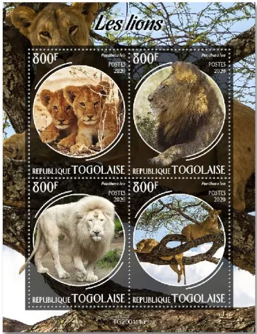 n° 7943/7946 - Timbre TOGO Poste