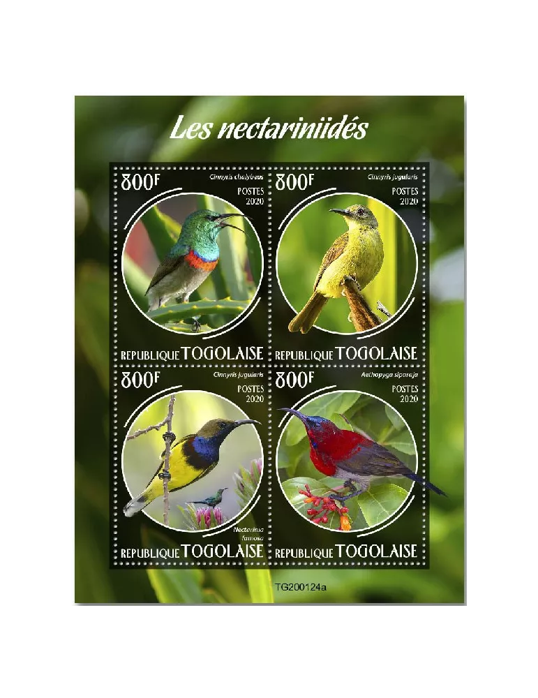 n° 7995/7998 - Timbre TOGO Poste