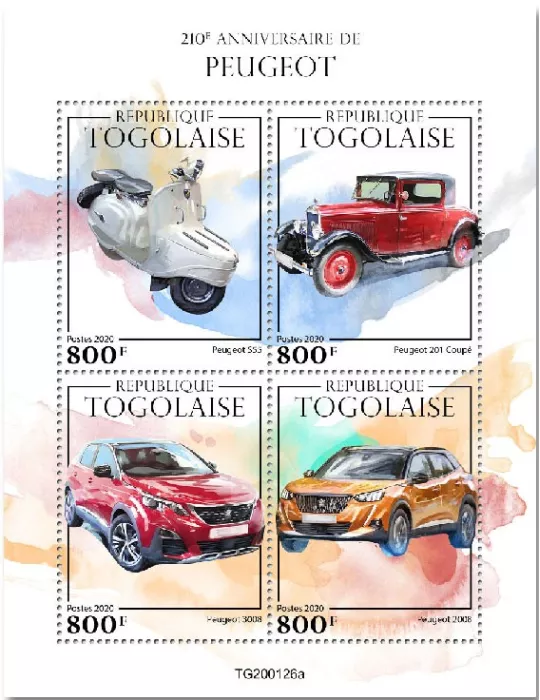 n° 8003/8006 - Timbre TOGO Poste