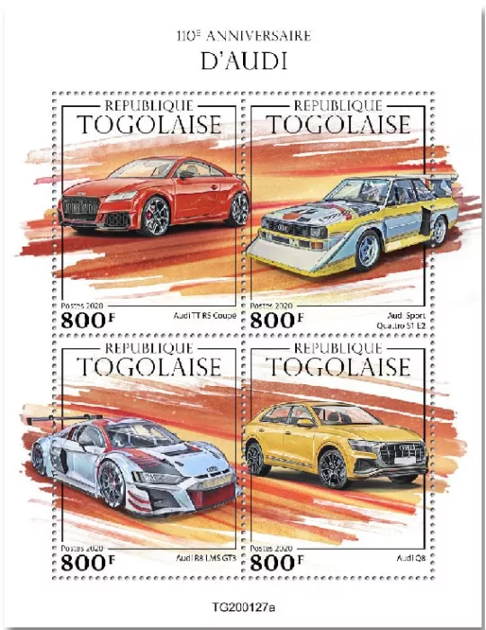 n° 8007/8010 - Timbre TOGO Poste