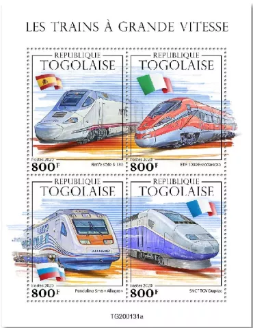 n° 8023/8026 - Timbre TOGO Poste
