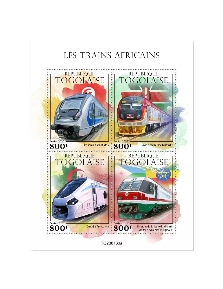 n° 8031/8034 - Timbre TOGO Poste