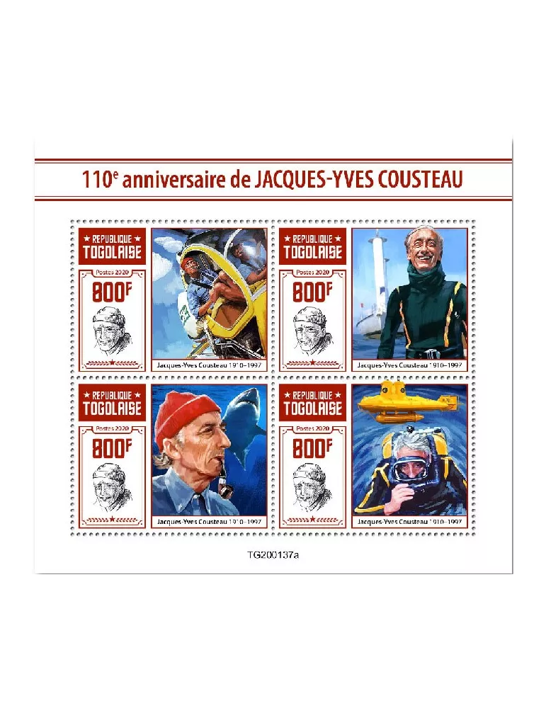 n° 8047/8050 - Timbre TOGO Poste