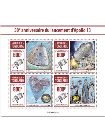 n° 8067/8070 - Timbre TOGO Poste
