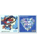 n° 3462/3463 - Timbre COREE DU SUD Poste