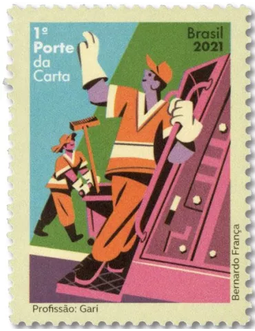 n° 3887 - Timbre BRESIL Poste