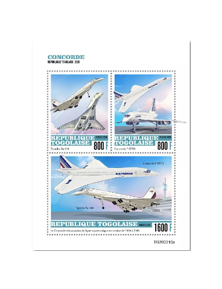 n° 8200/8202 - Timbre TOGO Poste