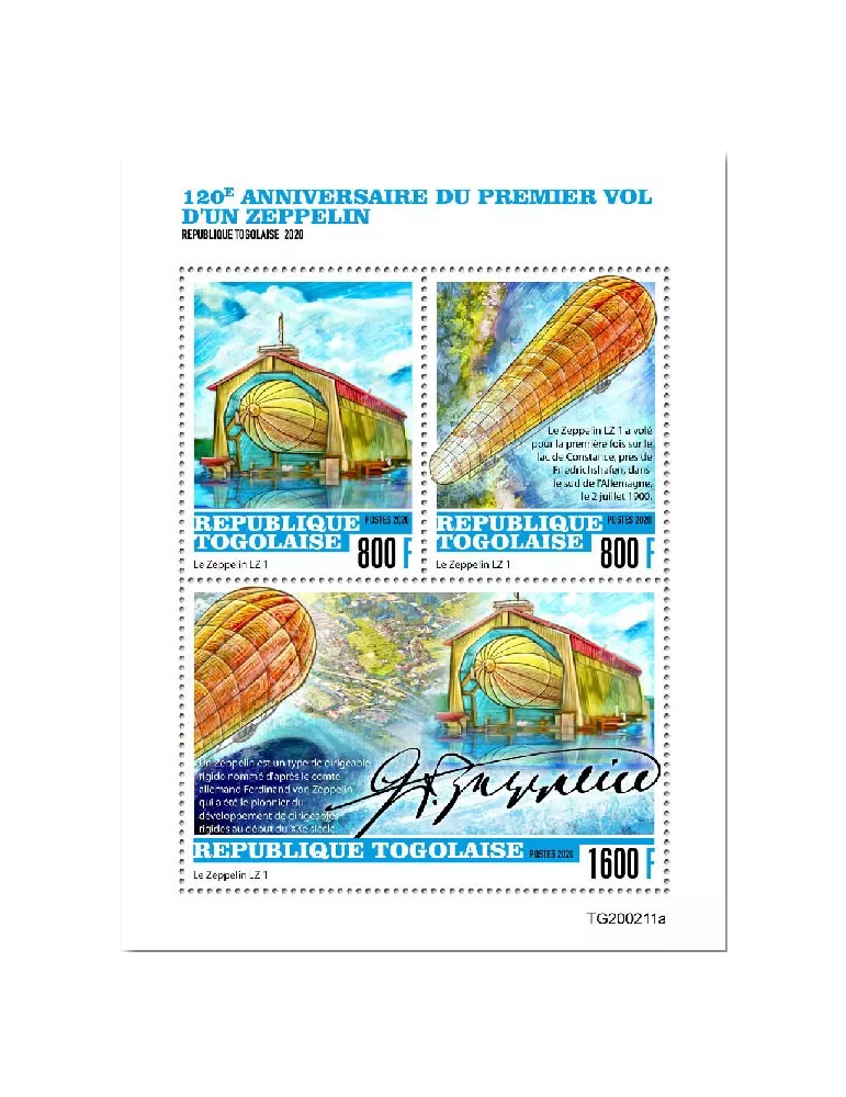 n° 8203/8205 - Timbre TOGO Poste