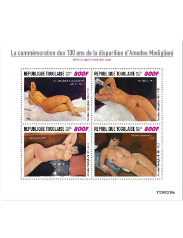 n° 8218/8221 - Timbre TOGO Poste