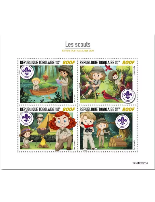 n° 8265/8268 - Timbre TOGO Poste