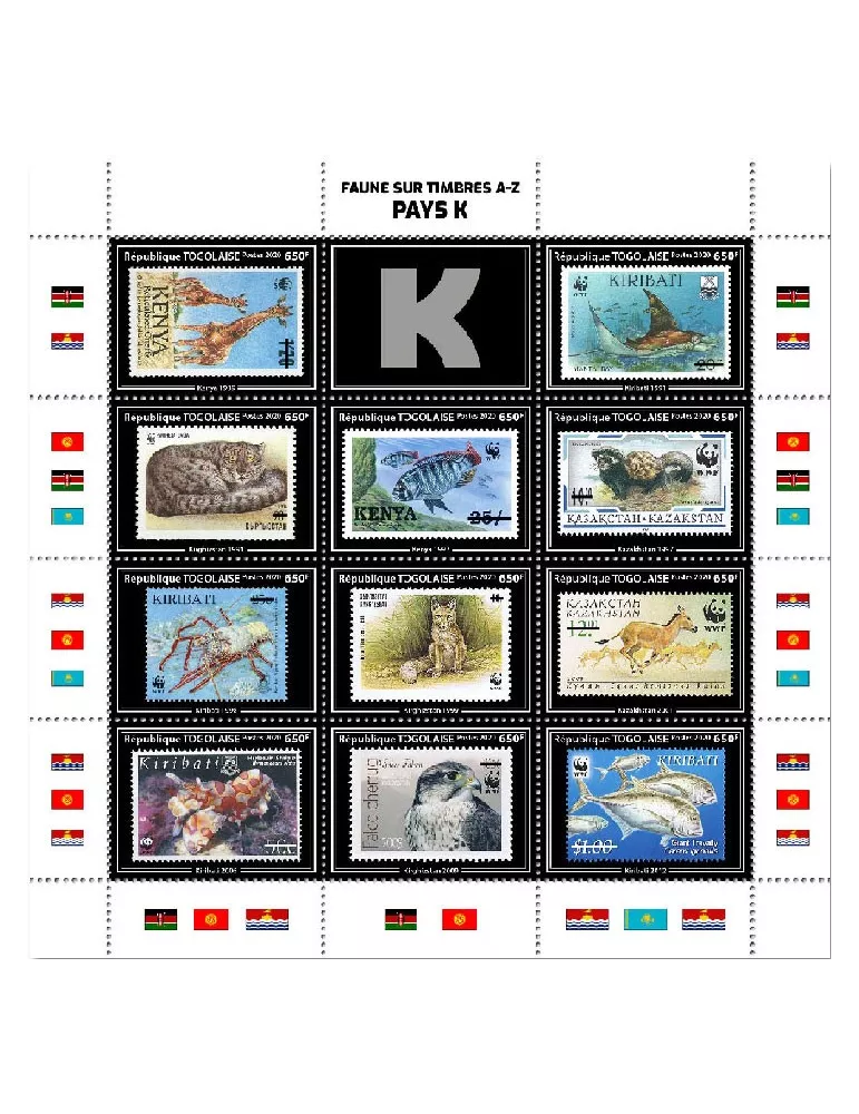 n° 8269/8279 - Timbre TOGO Poste