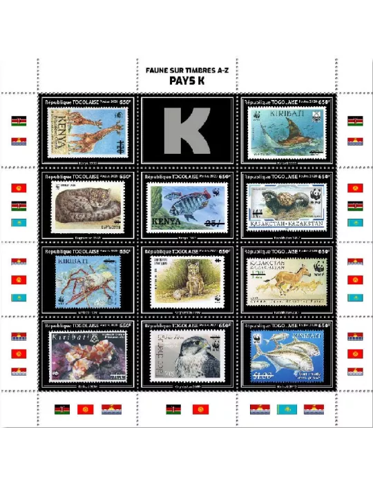 n° 8269/8279 - Timbre TOGO Poste