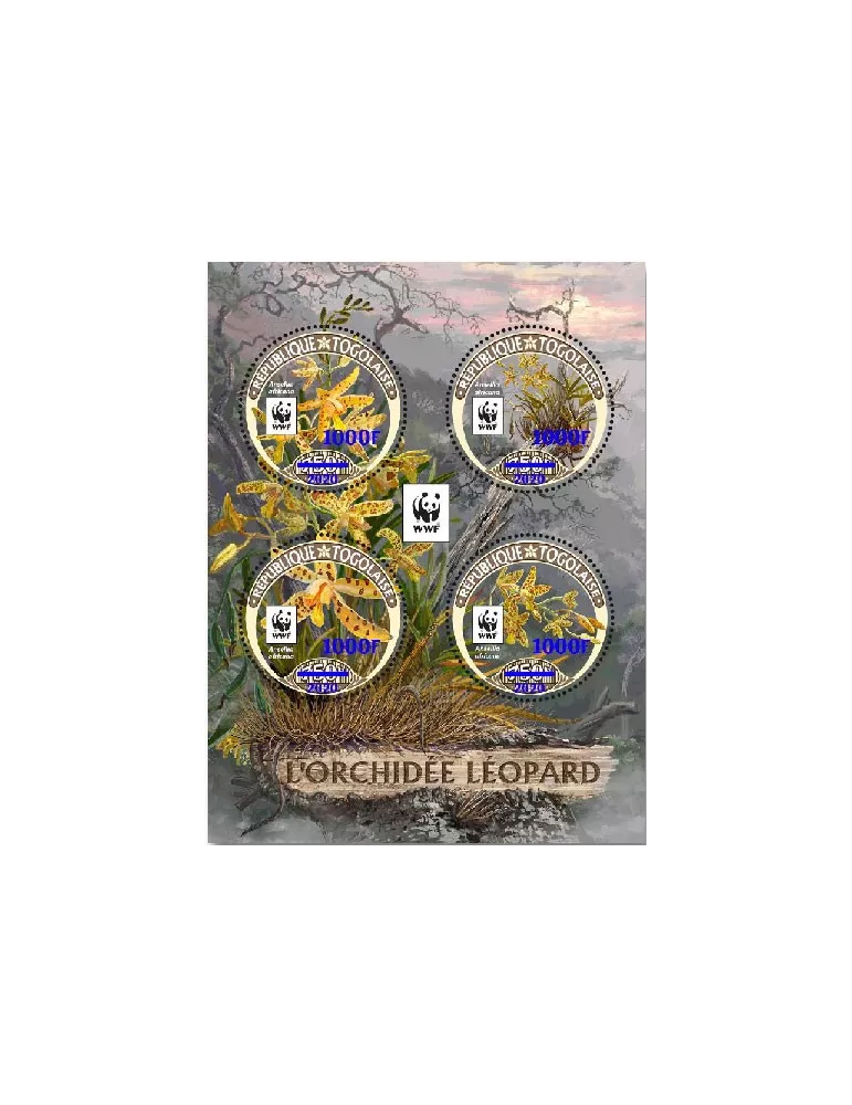 n° 8280/8283 - Timbre TOGO Poste