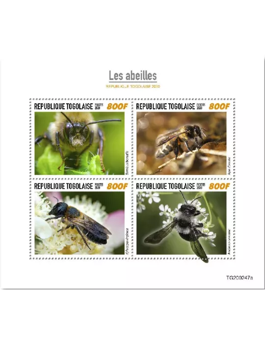 n° 8367/8370 - Timbre TOGO Poste