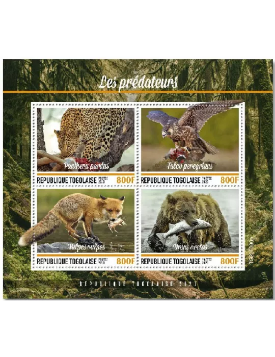 n° 8444/8447 - Timbre TOGO Poste