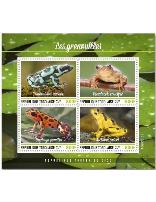 n° 8457/8460 - Timbre TOGO Poste