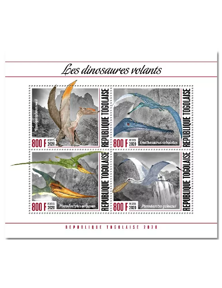 n° 8461/8464 - Timbre TOGO Poste