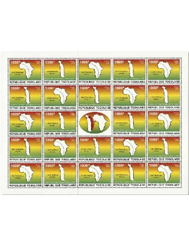 n° 8570/8573 - Timbre TOGO Poste