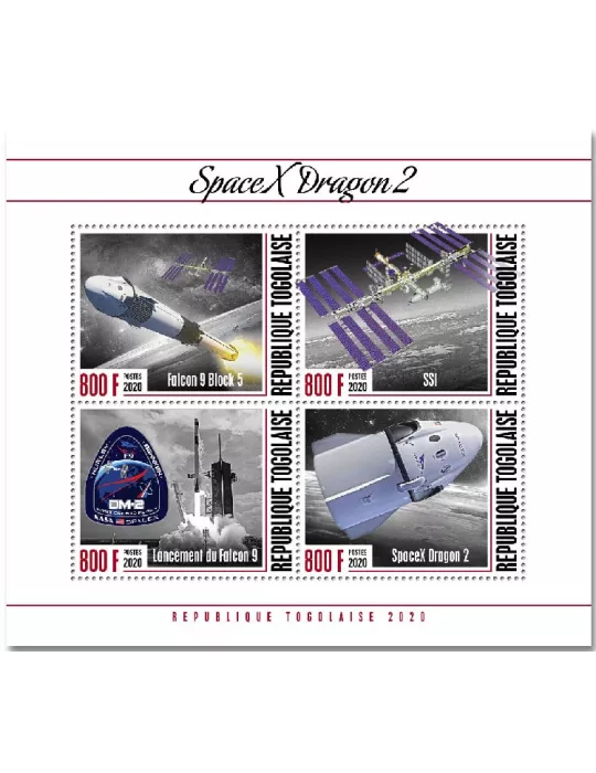 n° 8594/8597 - Timbre TOGO Poste